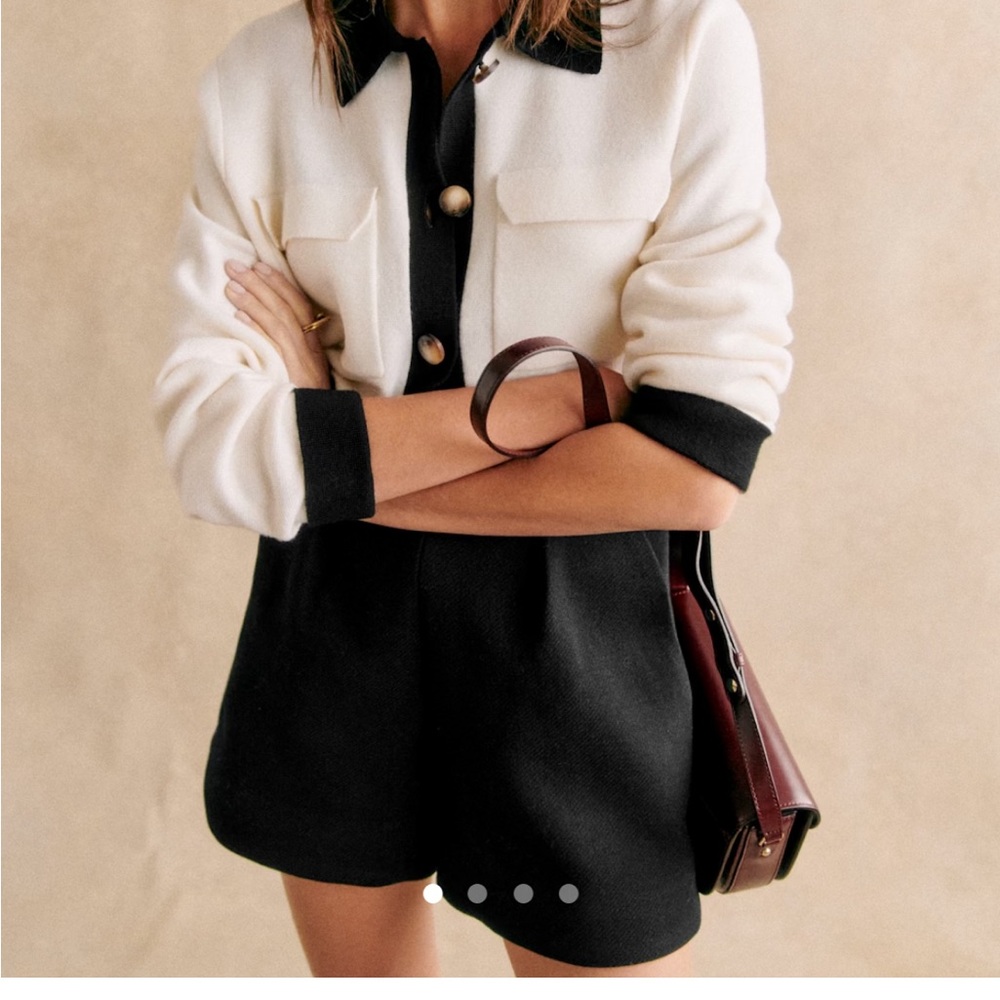 Sézane Betty 100% wool sweater